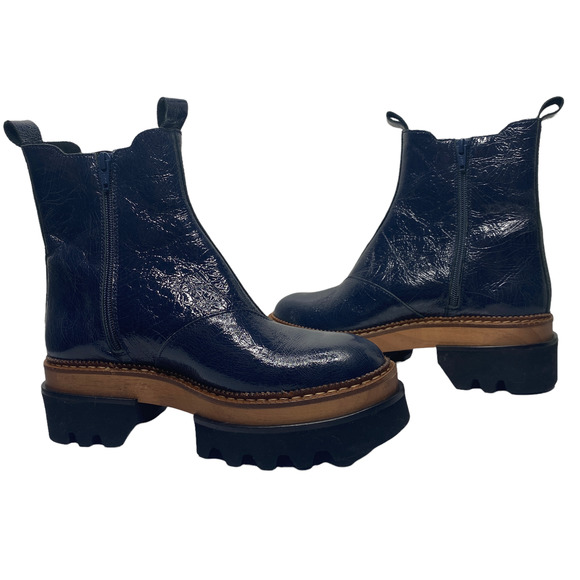 Free People Shoes - NWOB Free People Black Vance Double Tab Chelsea Boot Ink 10